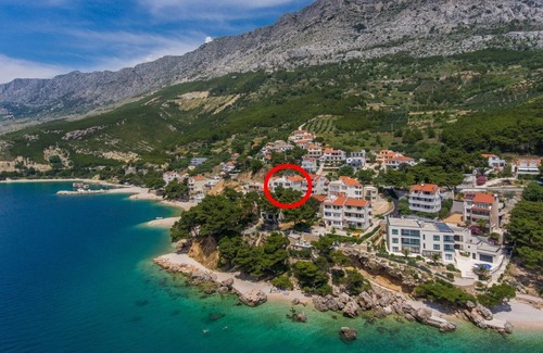Medici Apartment | Studio flat with terrace and sea view Medići, Omiš (AS-1046-e)