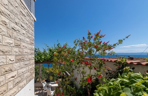 Selca Apartment | Studio flat with terrace and sea view Puntinak, Brač (AS-718-a)