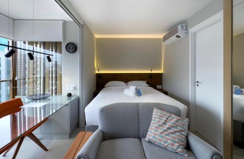 Vila Nova Conceicao Apartment | Studio Inteligente com Alexa e Blackout total DORU