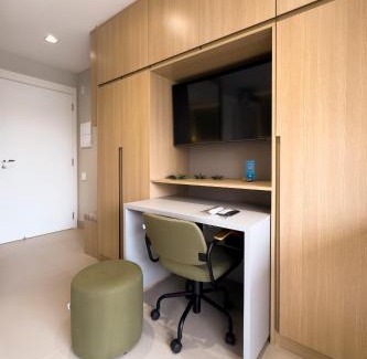 Vila Nova Conceicao Apartment | Studio Inteligente com Alexa e Blackout total DORU