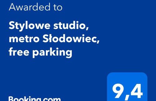 Marymount Apartment | Studio Krzemieniecka, Air Con, metro Słodowiec, free parking by Cosmo Spirit