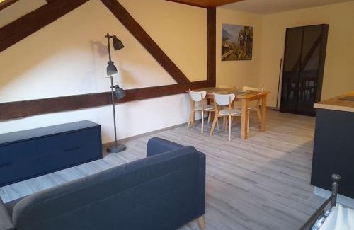 Villeneuve Apartment | Studio mansardé chez un vigneron au village au 3ème étage sans ascenseur