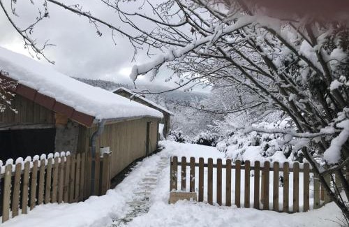 Saint-Priest-la-Prugne Apartment | Studio Montagne avec Terrasse Privative, Wifi, Près de Sentiers de Randonnée, Animaux Acceptés - FR-1-496-224