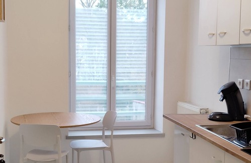 Riberac Apartment | Studio+outside Ribérac town center2