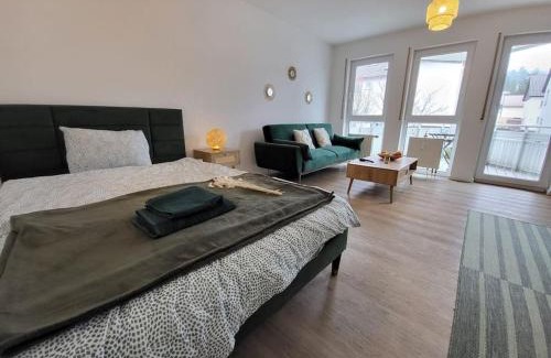 Deizisau Apartment | Studio-Priv.Parkplatz-Balkon-Wlan-Netflix-SmartTV