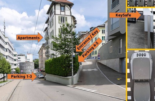 St. Gallen Apartment | Studio Vadian with Parking lot