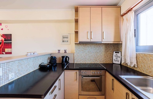 Filiatra Apartment | Studio with Balcony Steps from Filiatra Square