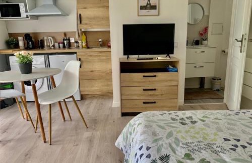 Villepinte Apartment | 'StudioCDG fr' Jardin, Studio proche near CDG Roissy airport, Parc Expositions, Stade de France, Arena, Disney, Asterix