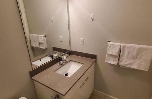 Calgary Chinatown Apartment | Stunning 1 bedroom condo in Calgary with riverview