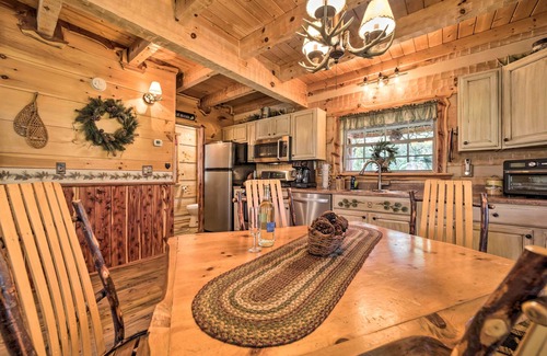 Cosby Cabin | Stunning Creekside Cosby Cabin w/Deck + Fire Pit!