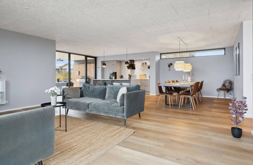 Hvidbjerg Strand House | Stunning home in Børkop with sauna