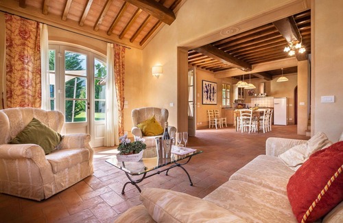 Colle di Compito Villa | Stunning private villa for 4 guests with A/C, private pool, WIFI, TV and veranda, close to Lucca