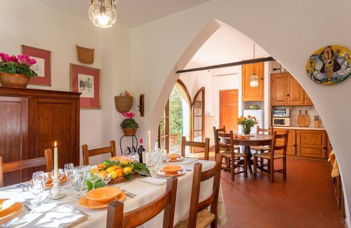 Montecalvoli Villa | Stunning private villa for 8 guests with private pool, WIFI, TV, patio, panoramic view and parking