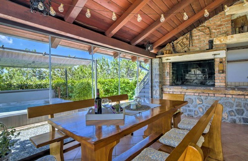Vratarusa House | Stunning private villa with A/C, hot tub, WIFI, private pool, TV, terrace and panoramic view
