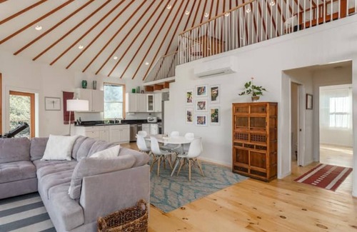 Alta Sierra Villa | Stunning Roundhouse, Waterfall, Hot Tub & Views