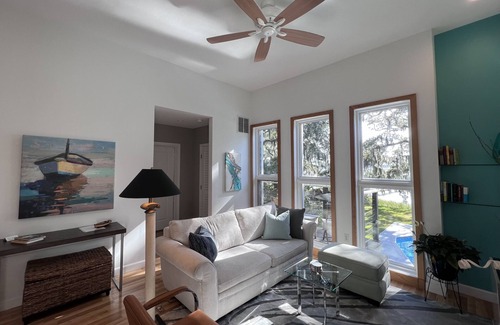 West Ashley House | Stunning Stono River Guesthouse w/Scenic Water Views & Pool
