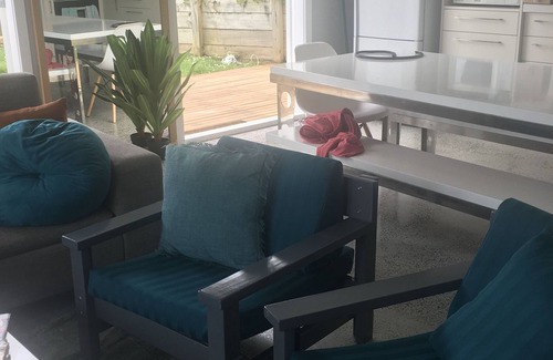 Waiomu House | Stunning view, gorgeous interior, unique outdoor comforts.