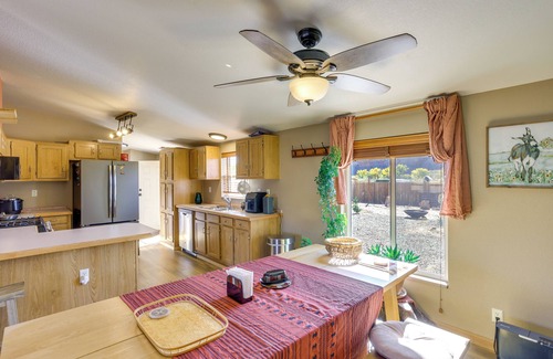 Bluff House | Stunning Views: Quiet Bluff Home Near Hiking!