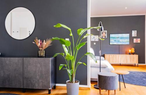 Memmingen Apartment | stycoz - Modernes Loft - 80 m2 - Küche - Parken