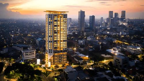 Gubeng Apartment | Stylish 2BR Apartment ARC100 Surabaya City Centre with Balcony by Le Ciel Hospitality
