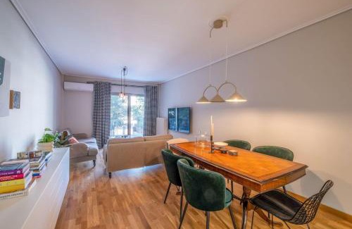 Agia Paraskevi Apartment | Stylish 2BR with Balcony, Northern Suburbs
