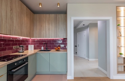 Pervomaysky District Apartment | Stylish apartment with a river view