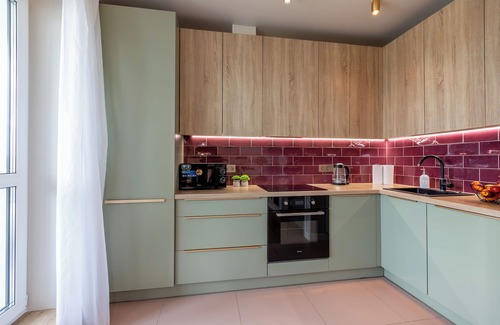 Pervomaysky District Apartment | Stylish apartment with a river view