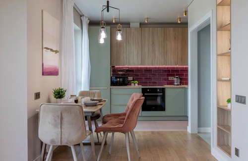 Pervomaysky District Apartment | Stylish apartment with a river view