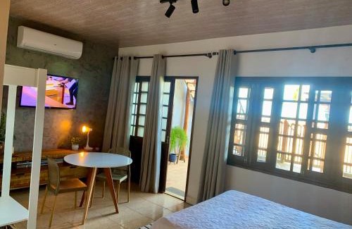 Japaratinga House | Suíte frente mar com cozinha e quintal pés na areia