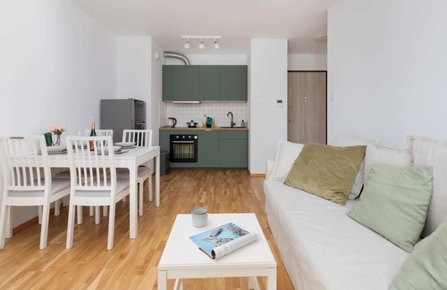 Nowy Port Apartment | Sucha 37A | Apartament dla 4 | Balkon | Parking