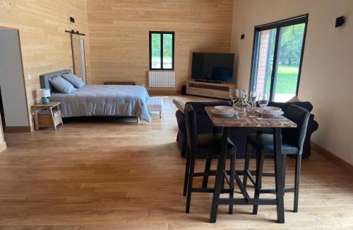 Montreuil-sur-Epte House | Suite climatisée de 120 m2 avec spa de nage, sauna et balnéo