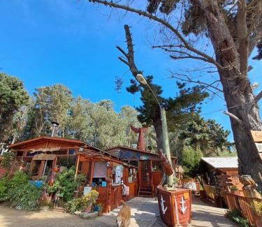 Isla Negra Cabin | Suite con DESAYUNO SOLO PARA DOS Ó Cabañas familiares Los PINARES DEL MAR -Pet friendly