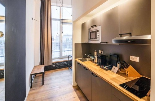 Zentrum Apartment | Suite L, ca. 40qm, 1 Wohn-/Schlafraum, Terrasse, für 4 Personen