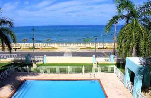 Aguadilla Pueblo Apartment | Summer all year! Oceanfront with Pool A/C