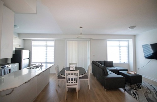 Ajax House | Sunlight, Rooftop terrace with BBQ set up, close to Pickering Casino.