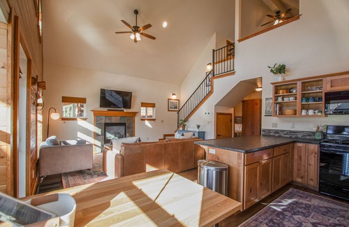 Dover Bay House | Sunlit, dog-friendly home with hot tub, gas fireplace, & washer/dryer
