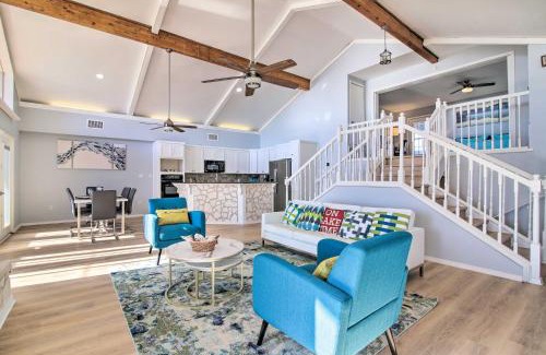Burnet House | Sunny Lakefront Escape with Private Beach and Deck