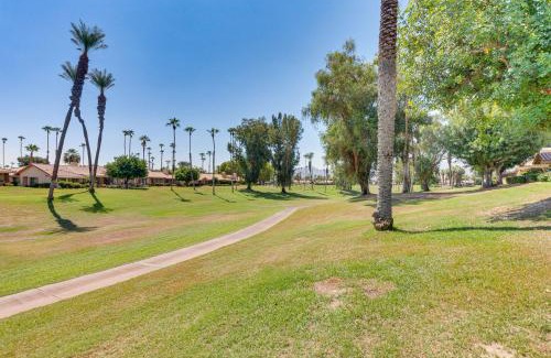 Palm Desert Apartment | Sunny Pad with Patio and Pool Access in Palm Desert!