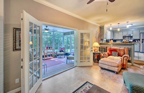 Rockwell House | Sunroom & Yard: Charming Hot Springs Home!