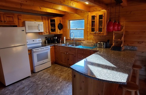 Roque Bluffs Cabin | Sunset Cabin by the Sea: Log cabin w/stunning ocean views. Unwind in paradise!