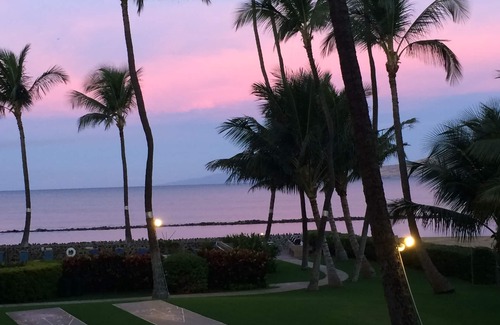 Kihei Condo | Sunsets from the lanai of 203 embrace you, AC keeps you cool in this 2/2 unit