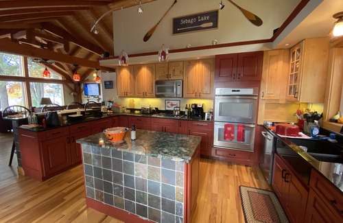 Standish House | Sunsets over Sebago Lake