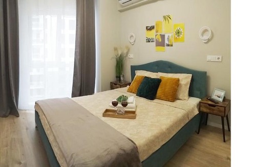 Sector 2 Apartment | SUNSHINE - New & Quiet 1BR Apt, Business area, close to Airport, Highway A3, Subway