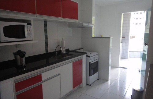 Praia Grande Apartment | Super comfortable fit best 'piece' of the big beach.