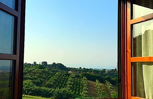Montaione Villa | Super panoramic villa for 8 guests walking to town, private pool, AirCond, Wifi