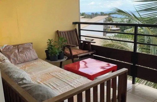 Mamoudzou House | Superb apartment in high valley, parking, sea view -ba
