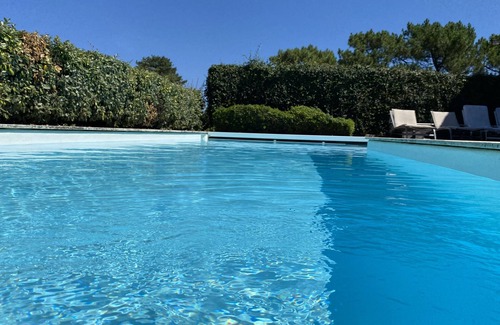 Pyla-sur-Mer Villa | Superb Pyla sur mer house: heated pool, pool view and direct beach access