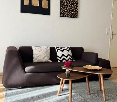 Sablon Apartment | Superbe Appartement tout équipé, Coins cosy à Metz gare, 50M2, Parking privé, Balcon, 2p