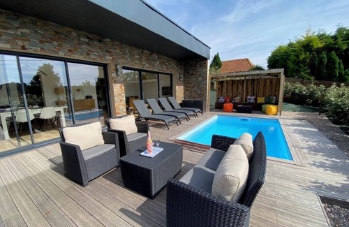 Widehem House | Sur la Côte D'opale, Maison Familiale 4/6 Personnes, Piscine Privée Chauffée