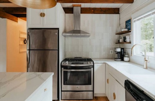 Swan Lake House | Swan Lake Lakefront Cozy Modern Home w/cabana, central air, kids room. n